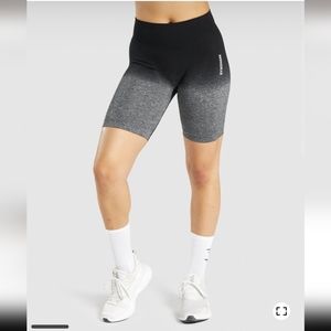 Gymshark Black to Charcoal Ombre Bike Shorts